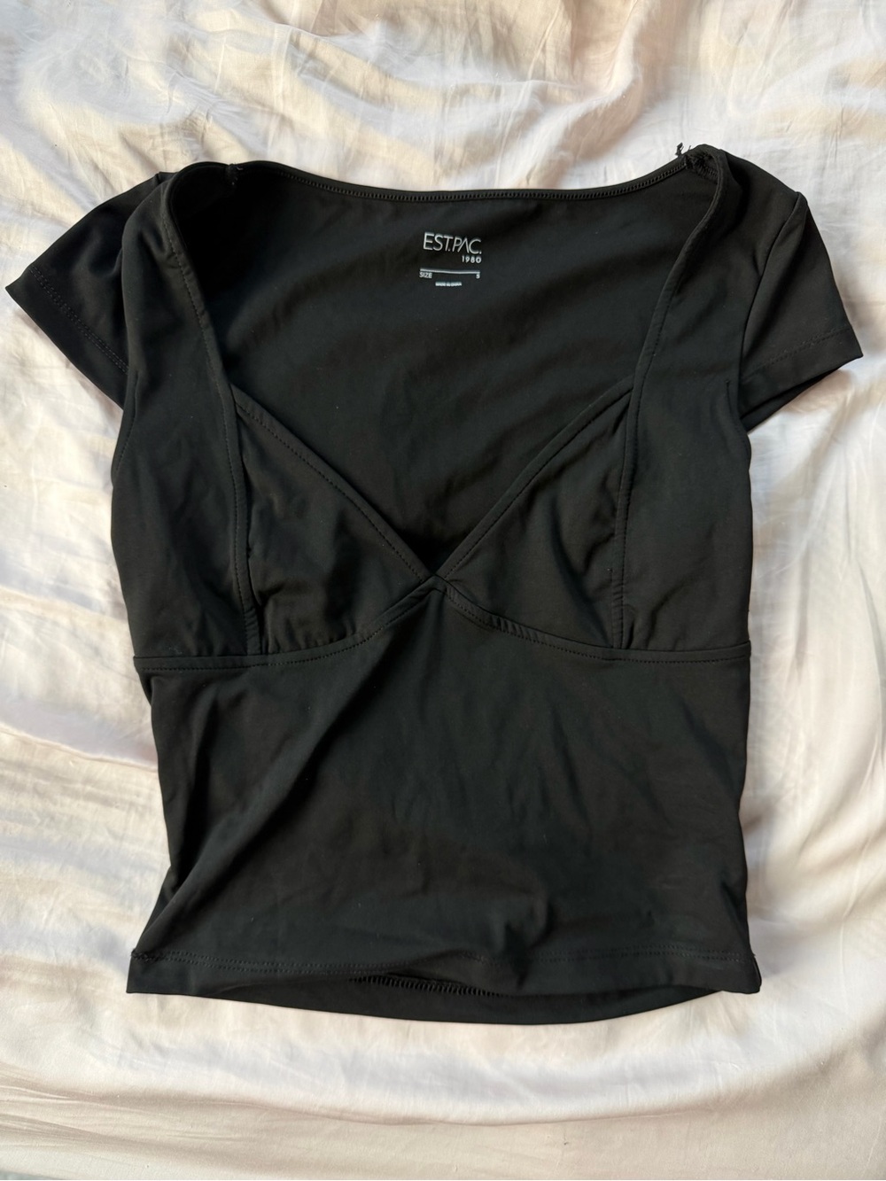 Pacsun Black Bustier Top